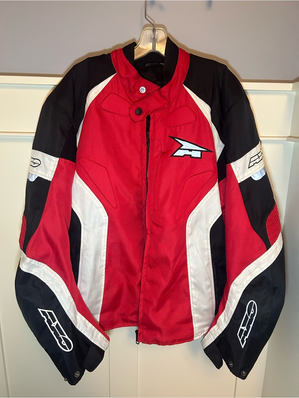 Vintage AXO designed in Italy padded motorcycle jacket